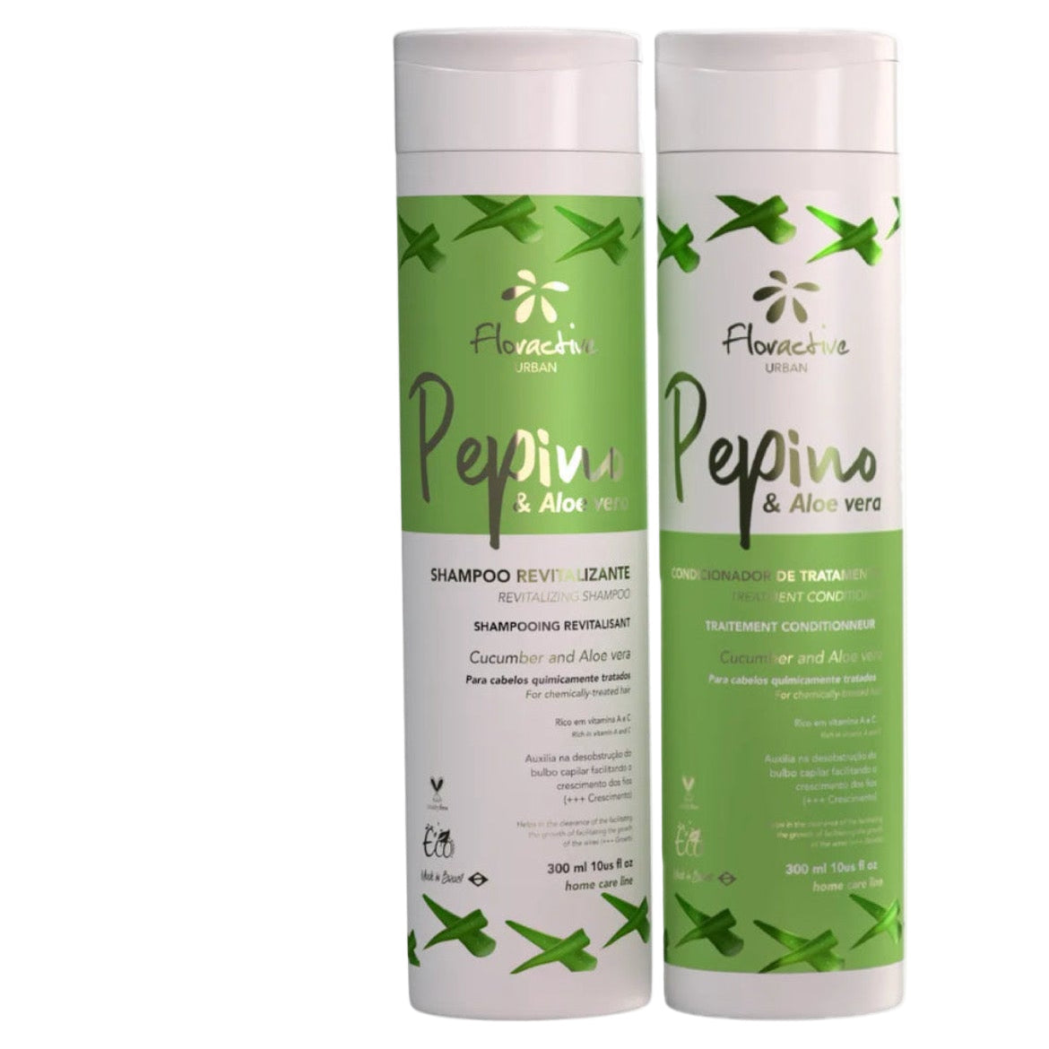Kit Cucumber And Aloe Vera For Chemically Treated Hair Shampoo & Conditioner - Floractive UK