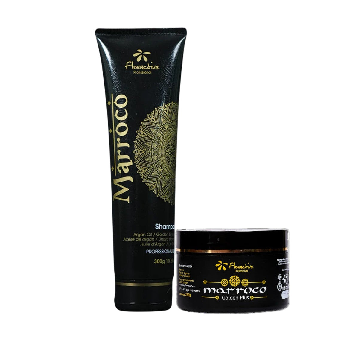 Marroco Golden Plus Shampoo And Mask 300 Ml - Floractive UK