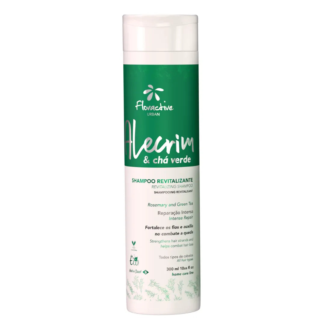 Rosemary And Green Tea Shampoo Intense Repair 300ml - Floractive UK