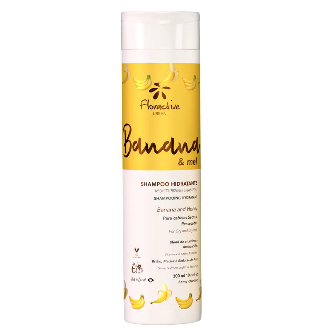 Banana And Honey Shampoo And Mask For Dry And Dry Hair 300ml - Floractive UK