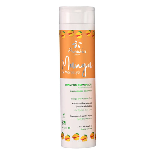 Mango And Passion Fruit Shampoo For Oily Hair And End Repair 300ml - Floractive UK